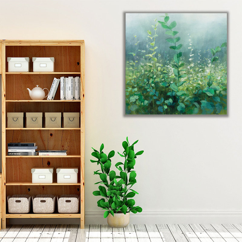 Sur le sentier - reproduction d'art sur toile, H 12 po x l 12 po