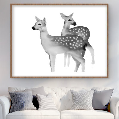 Faon Black and White - Black Holidays Framed Print Decor