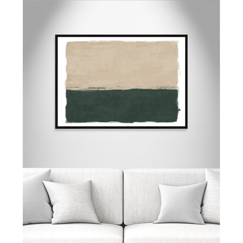 «Emerald Forest II - Landscape Version Print» par Natalie Carpentieri, L 41,5 po x H 29,5 po, Impression encadrée