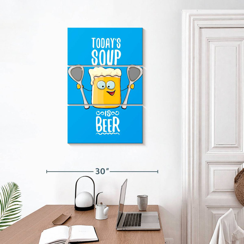 Yarlin Today's Soup Is Beer, H 32 po x l 20 po