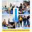 Casier 2 portes 72 po x 12 po x 12 po à 2 portes en acier avec serrure à clé - Rangement pour employés, étudiants, salle de sport, lieu de travail - Comprend les tablettes, les crochets, la ventilation et le porte-carte - Assemblage facile-61912000