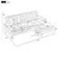 Canapé modulaire en L 82,6 po en velours pour salon-1560894913