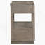 Table de chevet 2 tiroirs Taupe