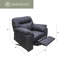 Fauteuil inclinable en similicuir Red Barrel Studio®-371046793