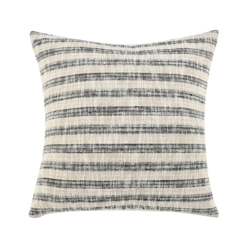 Coussin Linna, H 24 po x l 24 po, Carré, Gris