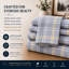 RUVANTI 100% Cotton Flannel Sheets Twin Size 16 inch Deep Pocket, 3 PCs Set, Ethereal Meadow-137575543-137575550
