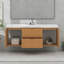 Meuble-lavabo double avec comptoir en résine SMC