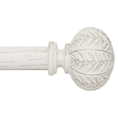 Jacarion Adjustable Overall Width x 1'' Diameter Single Curtain Rod