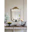 Exquisite Decorative Arched Wall Mirror with Distinctive Frame and Crown