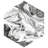 Ebru 9" x 11" Porcelain Marble Look Wall & Floor Tile