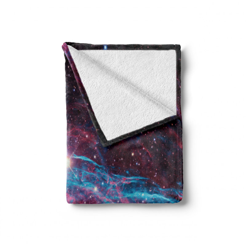 Ambesonne Hand Woven Throw Blanket, 50" W x 60" L