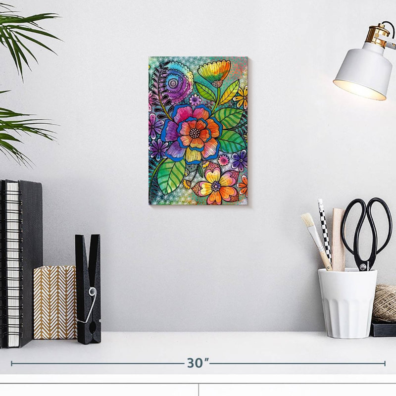 Harnek Bohemian Blooms I, H 12 po x l 8 po