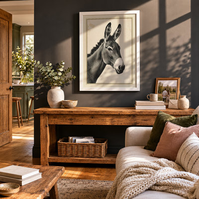 Donkey Study Vintage - Print