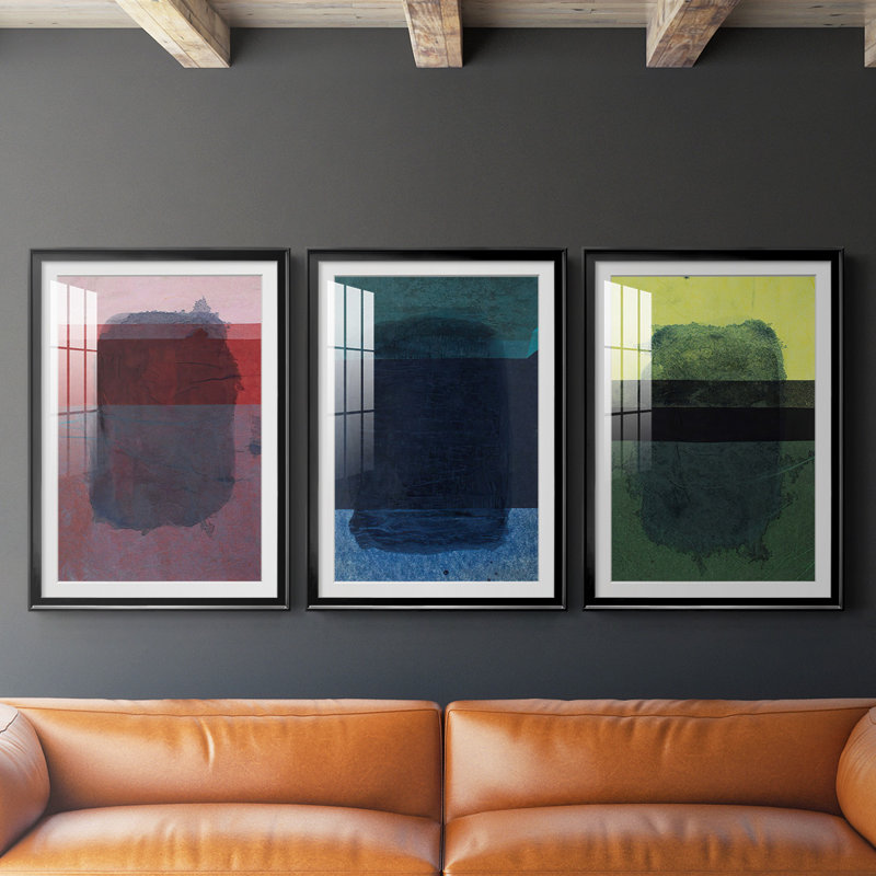 «Souvenir de Rothko I», reproduction encadrée de qualité supérieure, prête à être accrochée, H 42,5 po x l 91,5 po x P 2,5 po