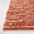 Ferrera Striped Handmade Flatweave Rust Area Rug-817812205