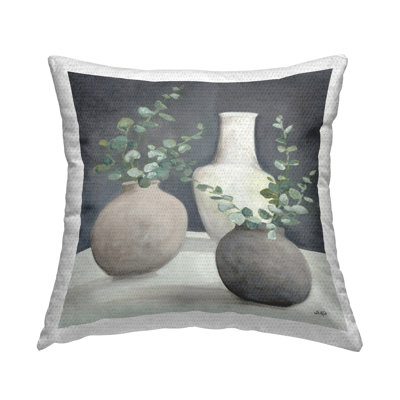 Coussin décoratif imprimé Fresh Vessels par Julia Purinton