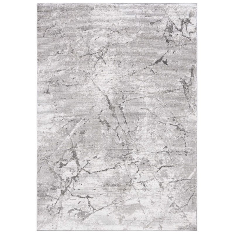 Meadow 500 Performance Abstract Rug, Square 6'7"