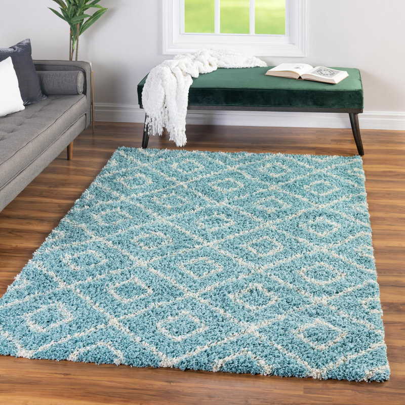 Assis Geometric Indoor Rug, Rectangle 5'3" x 8'