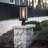 1-Light Transparent Glass Lantern Head