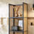 Rattan Multi-Tier Organizer Bookcase