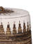 Lina Hand Woven Banana Leaf and White Cotton Nesting Baskets with Lids