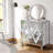 Storage Cabinet with Mirror Trim