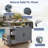54.33" Outdoor Kitchen Island  With Stainless Steel Top-359020293