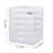 Scrapbook Paper Storage Stackable Plastic Board Game Boxes Clear Case