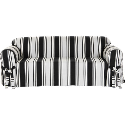 Cotton Box Cushion Loveseat Slipcover
