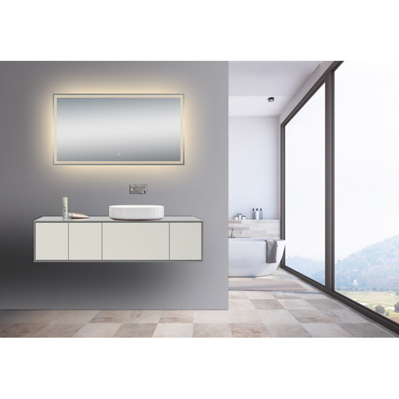 Miroir de salle de bain Xena, 30 po x 55 po