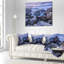 Coussin Rocky Blue Seashore in Morning - Sea & Shore-138194207-138194208