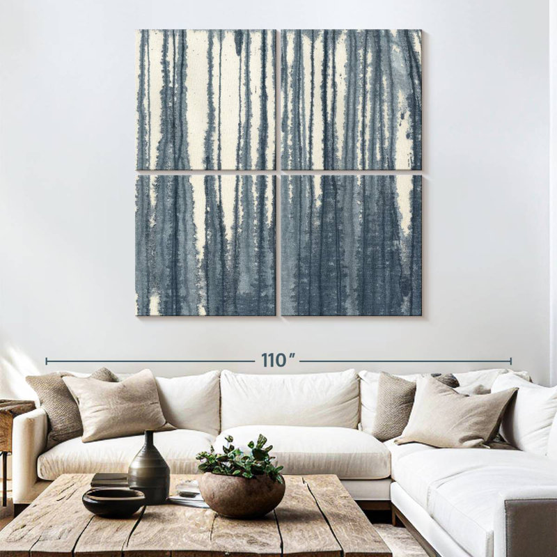 Indigo Muse I, H 74 po x l 74 po