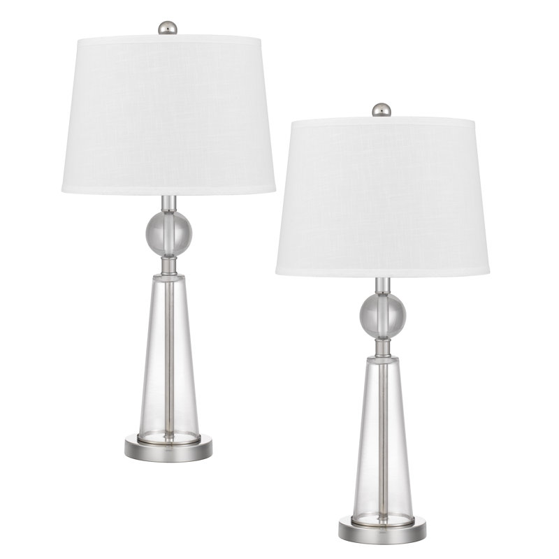 28.5"H Ceramic Reverse Torch Style Table Lamps Set of 2 for Bedroom or Home