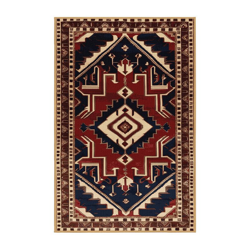 Tapis brun lavable à la machine, Rectangulaire 2 pi x 3 pi