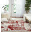 Tapis ivoire / rouge Heeter-27814309
