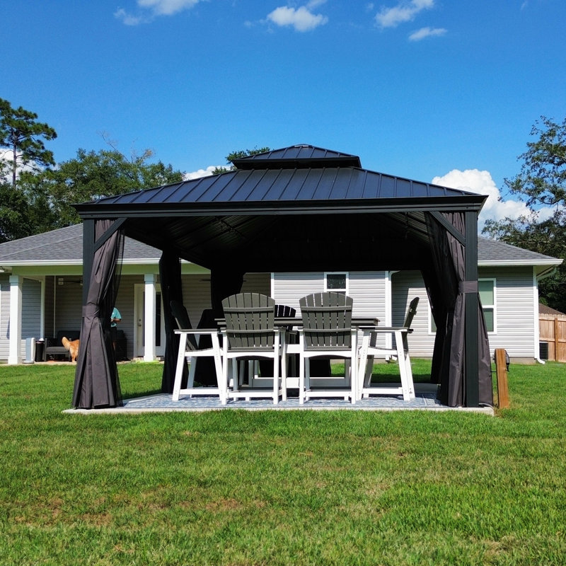 Aluminum Patio Gazebo, 20 ft x 14 ft