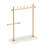 Marble Gold Jewelry Stand with Rectangular Base