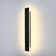 Carson-Minimalist Black Metal Rectangular Wall Light – Sturdy Design with Built-in LED