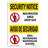 Osha Security Notice Sign - Restricted Area Keep Out-73345120