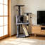 45-Inch Gray Five-Tier Cat Tree Apartment, Multi-Functional All-In-One Design, Providing Both Play And Rest Space For Your Cat.