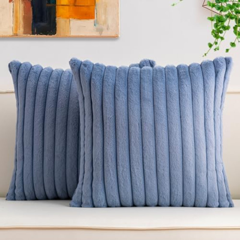 Striped Corduroy Pillow Cover