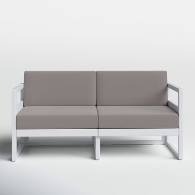 Lane 58'' Wide Straight Loveseat with Cushions