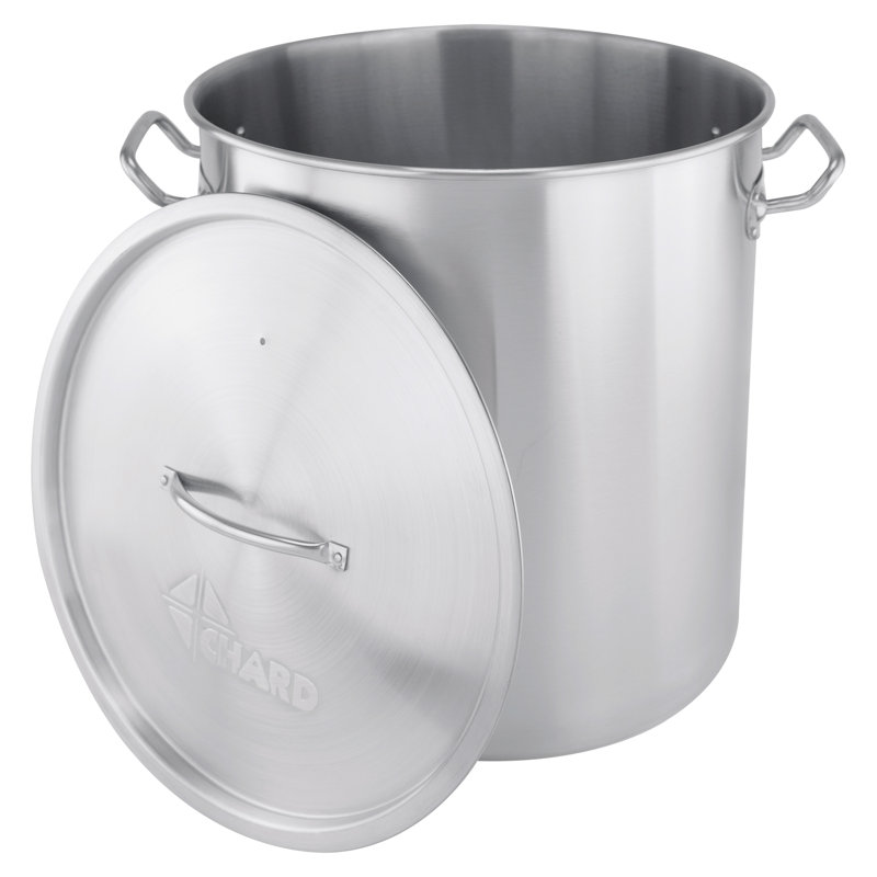 Chard 42 Qt Stainless Steel Stock Pot with Strainer Basket