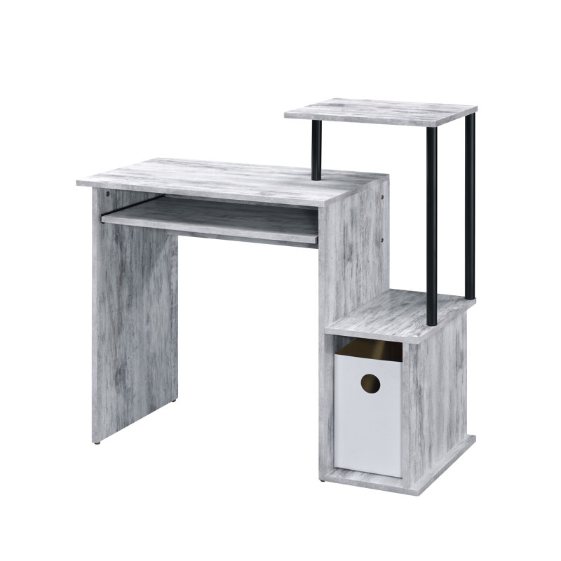 Bureau d'ordinateur antique blanc et noir | Idée de cadeau, Blanc/Noir