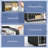 4.5 Cu Ft Mini Fridge with Freezer, Wheels, Refrigerator-108508124