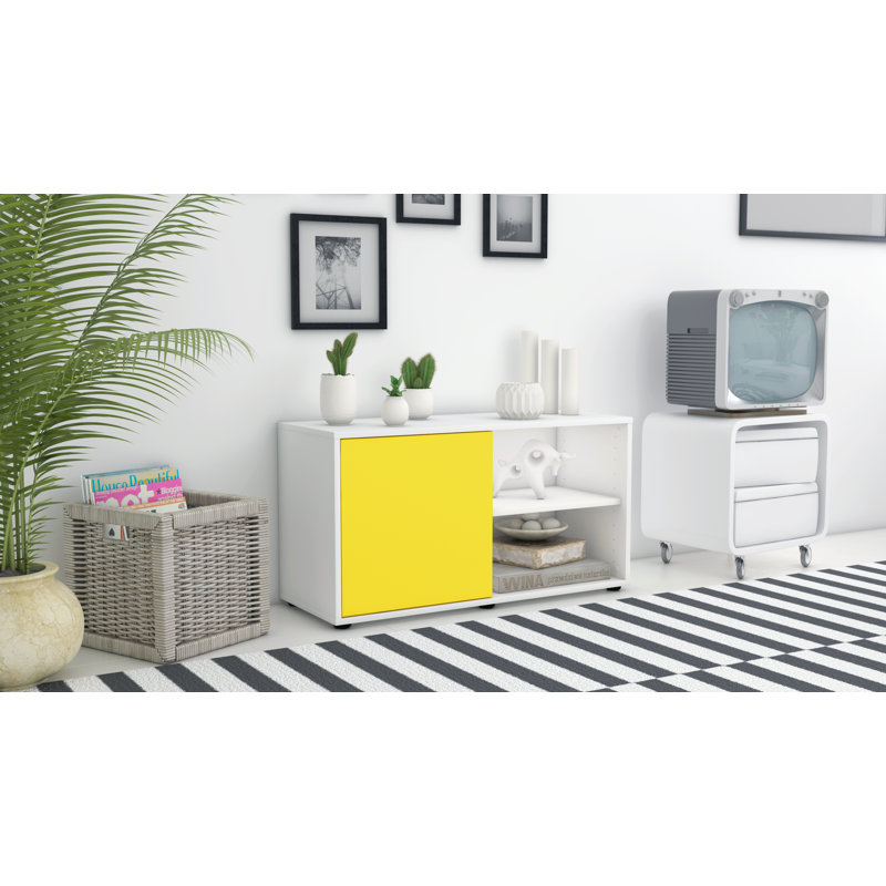 Jaren 91.8cm W Chest of Drawers, White/Yellow