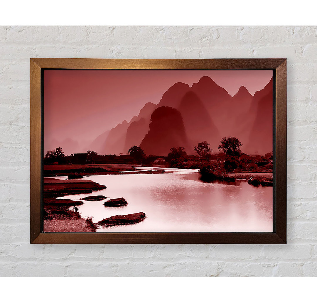 Red Mountain Paradise Gerahmter Druck