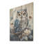 Winters Owl Gaze Serenity - Hibou animal sur bois-1106069859