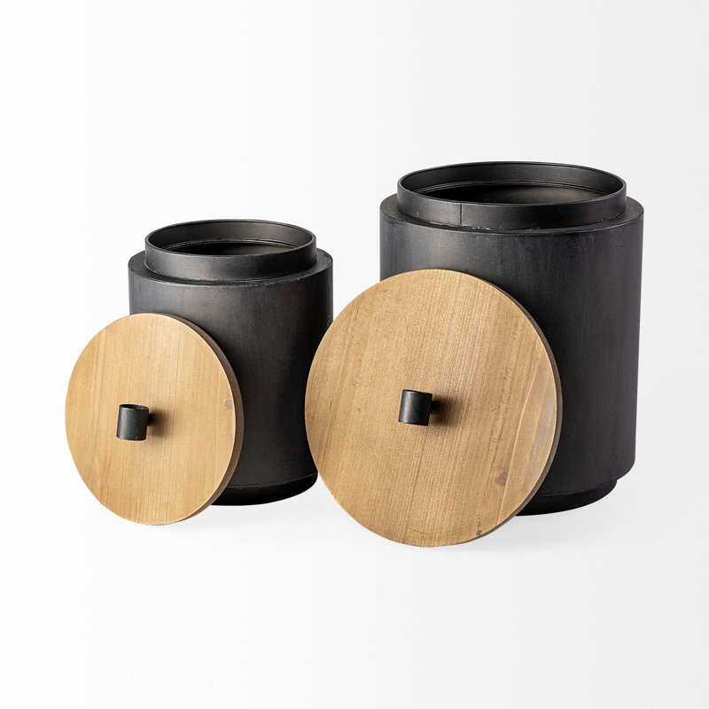 Metal Canister - Set of 2