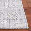 Floral Handmade Tufted Area Rug in Grey / Ivory-508302685